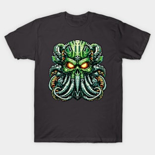 Biomech Cthulhu Overlord S01 D53 T-Shirt